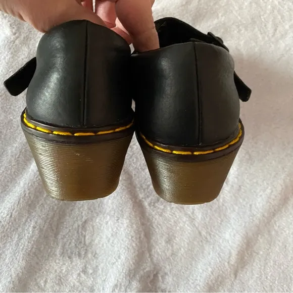 Dr. Martens  black Mary Jane wedge women’s shoes