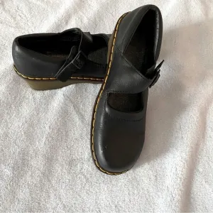 Dr. Martens  black Mary Jane wedge women’s shoes