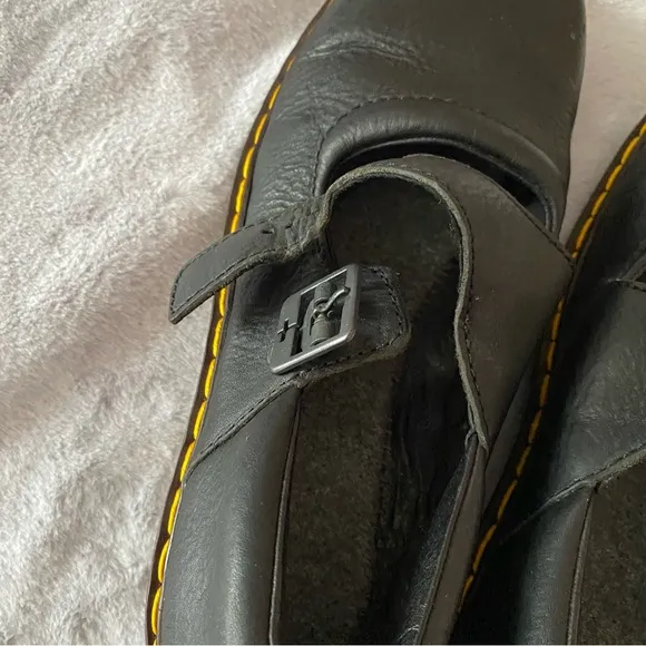 Dr. Martens  black Mary Jane wedge women’s shoes