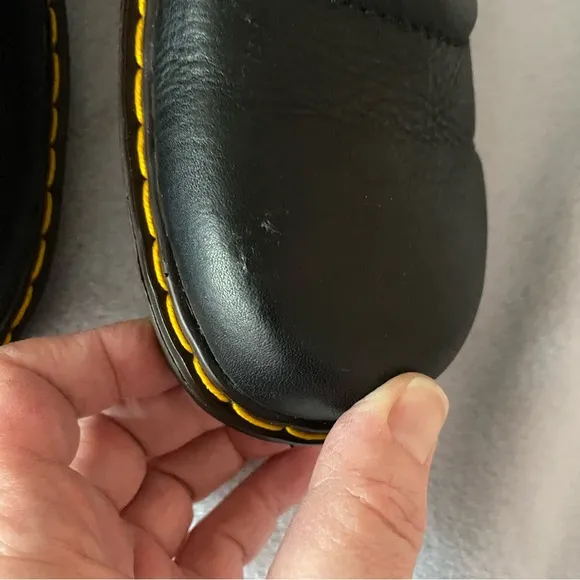Dr. Martens  black Mary Jane wedge women’s shoes