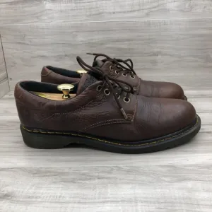 Dr. Martens Boston Shoes Men's 13M Brown Leather Derby Oxford Chunky Lace Up