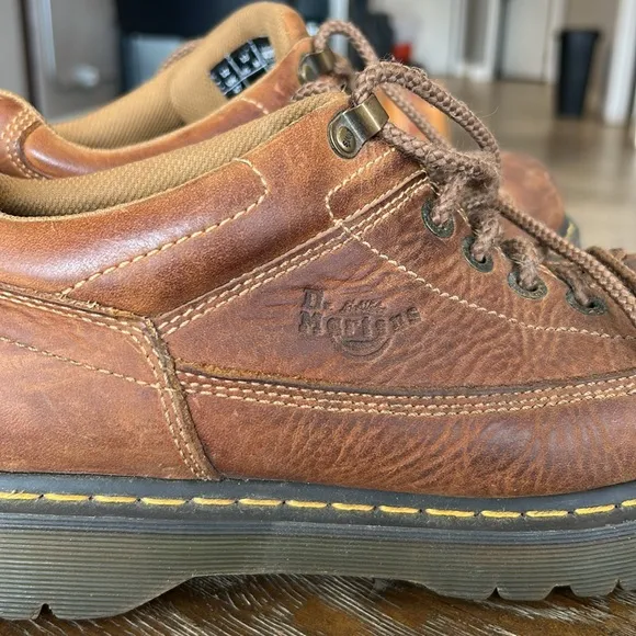 Dr. Martens Brown Leather Chunky Lace up Lo Oxford Men's Shoes 9A53 Size 13