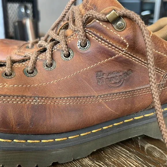 Dr. Martens Brown Leather Chunky Lace up Lo Oxford Men's Shoes 9A53 Size 13
