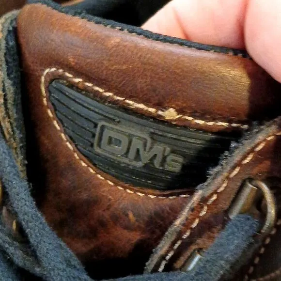 Dr. Martens Chunky Oxford Brown Leather Shoes