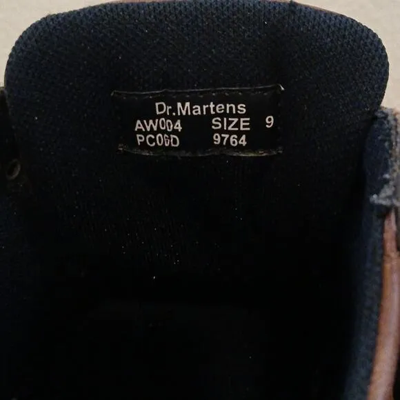 Dr. Martens Chunky Oxford Brown Leather Shoes