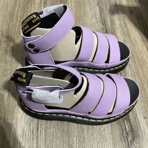 Dr. Martens Clarissa‎ II Quad 30745308 Women's US 7 Lilac Pisa Platform Sandals