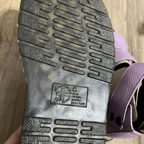 Dr. Martens Clarissa‎ II Quad 30745308 Women's US 7 Lilac Pisa Platform Sandals