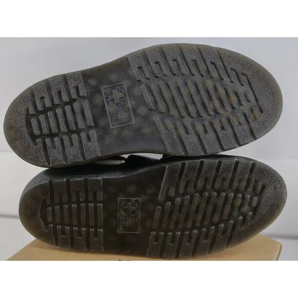 Dr.‎ Martens Clarissa II Quad Womens Size 9 Leather Platform Black Sandals