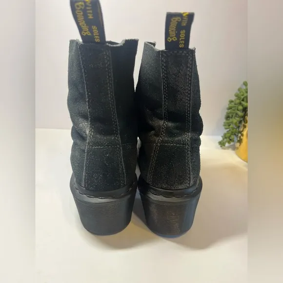 Dr. Martens Clemency Metallic Black Women's Boots Size 6