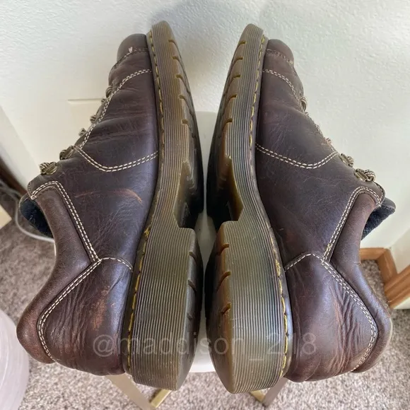 Dr. Martens Dark Brown Leather Vintage Chunky Sole Shoes size 11 women’s