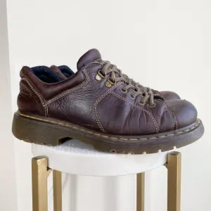 Dr. Martens Dark Brown Leather Vintage Chunky Sole Shoes size 11 women’s