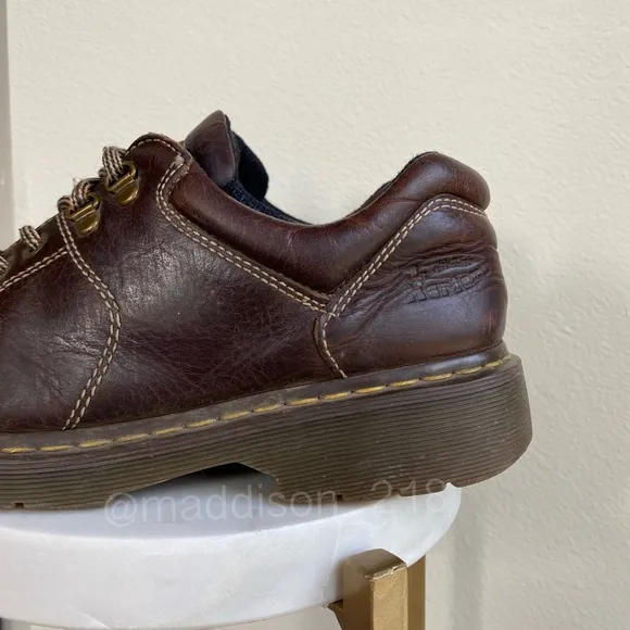 Dr. Martens Dark Brown Leather Vintage Chunky Sole Shoes size 11 women’s