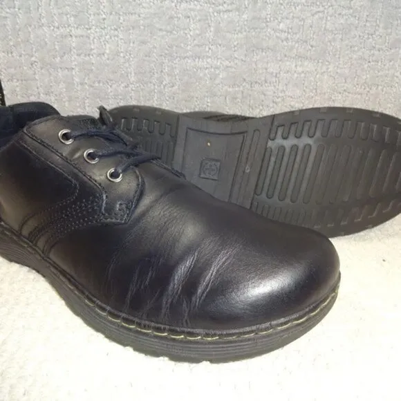 𝅺dr. Martens Gilmer AirWair Mens Size 12M Black Leather Lace up Shoes