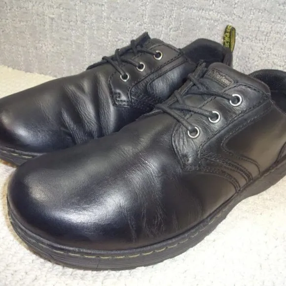 𝅺dr. Martens Gilmer AirWair Mens Size 12M Black Leather Lace up Shoes