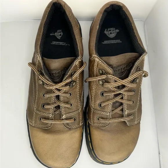 Dr. Martens Leather Oxford Shoe Men's Brown Sz UK12 (US 13) Vintage Y2K Chunky