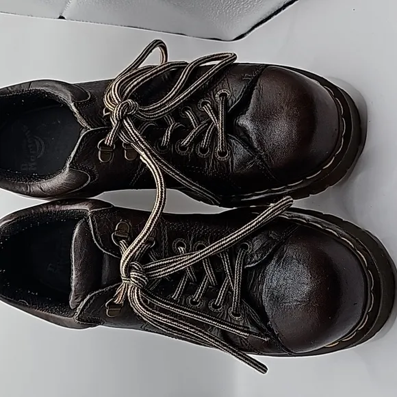 DR. MARTENS Mens Brown Leather Lace Up shoes  sz US 10M /11W