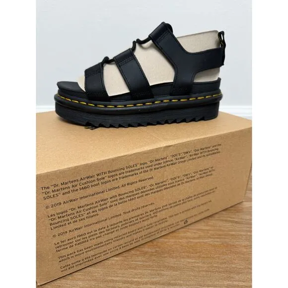 Dr Martens Nartilla Leather Sandals Women's Size 5