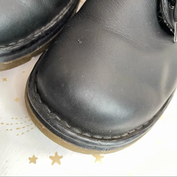 Dr. Marten’s | Ordell Black Leather 3 Eye Lace Up Chunky Shoes Size 11