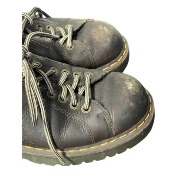 Dr. Martens Oxford Shoes Men Size 11 Brown‎ Leather Lace Up Y2K Chunky