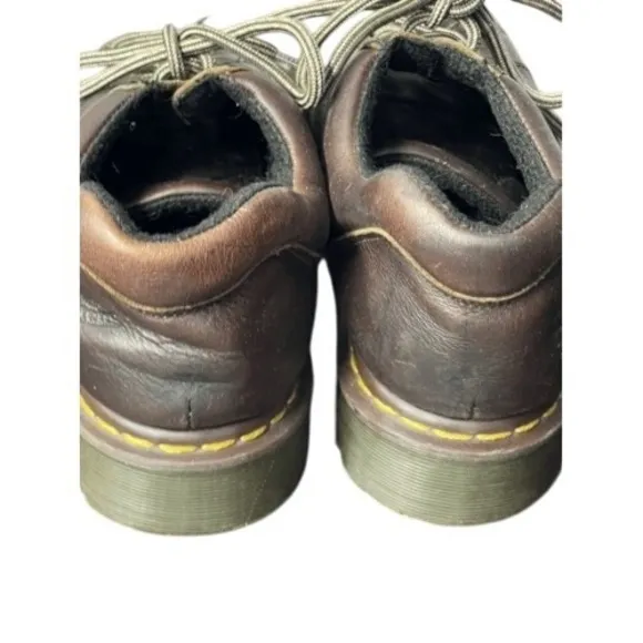 Dr. Martens Oxford Shoes Men Size 11 Brown‎ Leather Lace Up Y2K Chunky