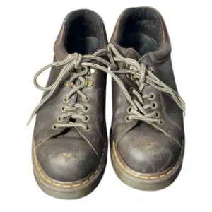 Dr. Martens Oxford Shoes Men Size 11 Brown‎ Leather Lace Up Y2K Chunky