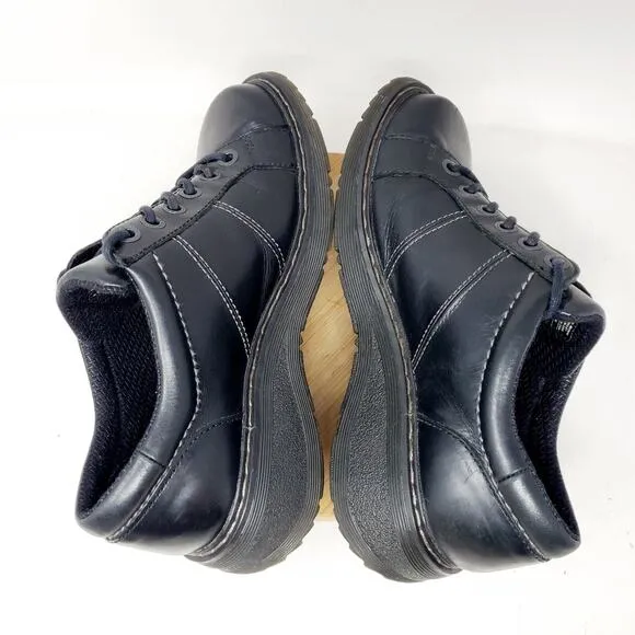 Dr Martens Shoes Womens 8 Bailey Black Oxford Punk Goth Chunky Academia