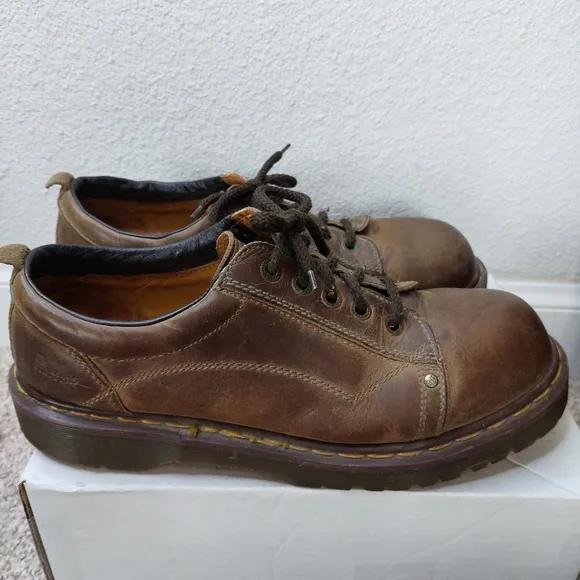 Dr. Martens Vintage Leather Chunky Shoes Made In England Size 12 Men's