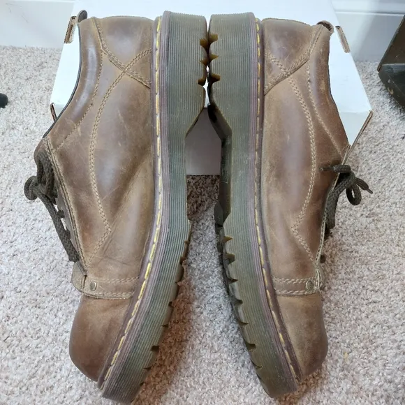 Dr. Martens Vintage Leather Chunky Shoes Made In England Size 12 Men's
