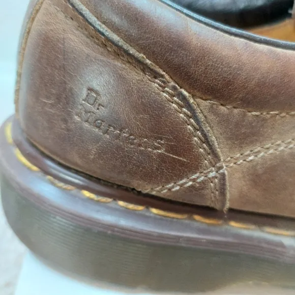 Dr. Martens Vintage Leather Chunky Shoes Made In England Size 12 Men's