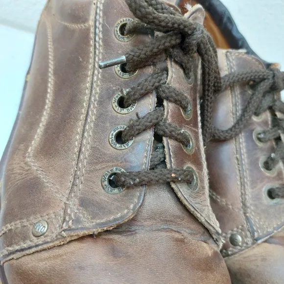 Dr. Martens Vintage Leather Chunky Shoes Made In England Size 12 Men's