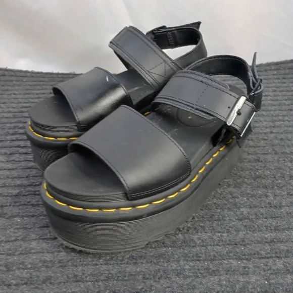 Dr Martens Voss Women Platform Sandals Black