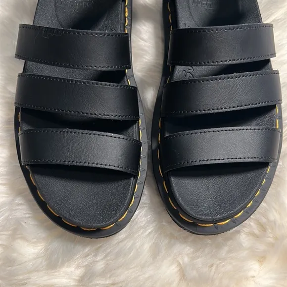 Dr Martens Women's Blaire Hydro Platform Sandals Size 7 Black