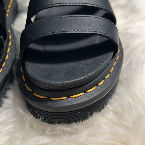 Dr Martens Women's Blaire Hydro Platform Sandals Size 7 Black