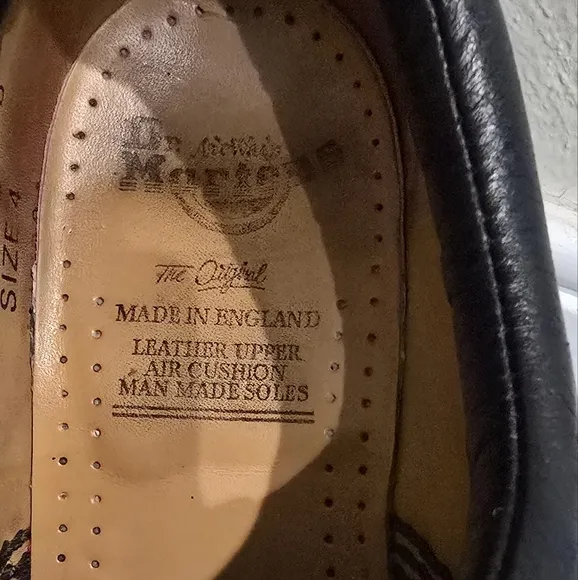 Dr. Martens Youth Brown Leather Shoes