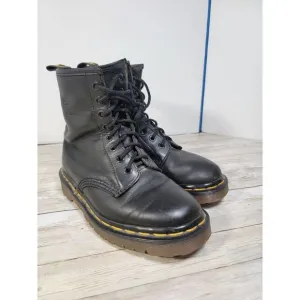 Dr. Martens Youth Size 2.5‎ Black Boots Air Wair with Bouncing Soles