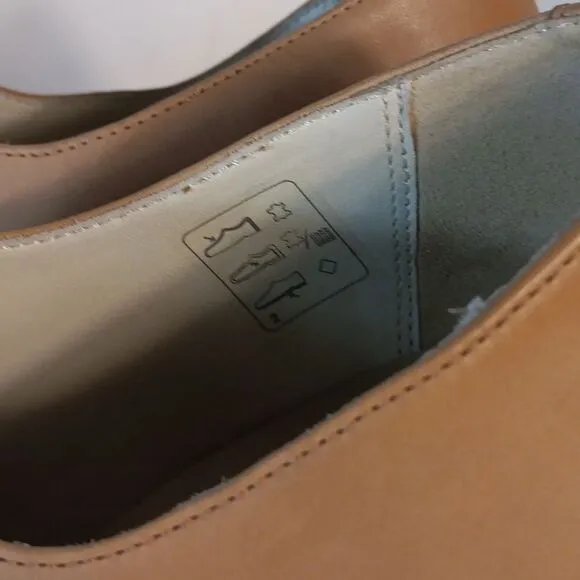 Dr.Martens &quot;Cordelia&quot; Tan Leather Slipon Shoes