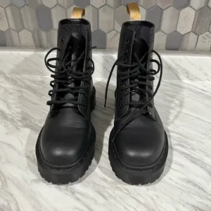 Dr.Martens Black Leather Women's Boots