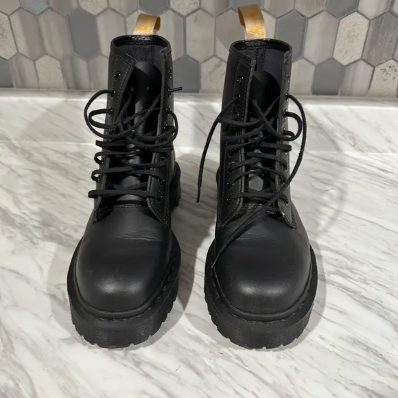 Dr.Martens Black Leather Women's Boots