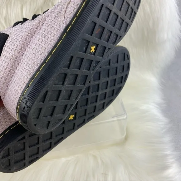 DR.MARTENS MAELLY PINK CANVAS BOOTS SIZE 8