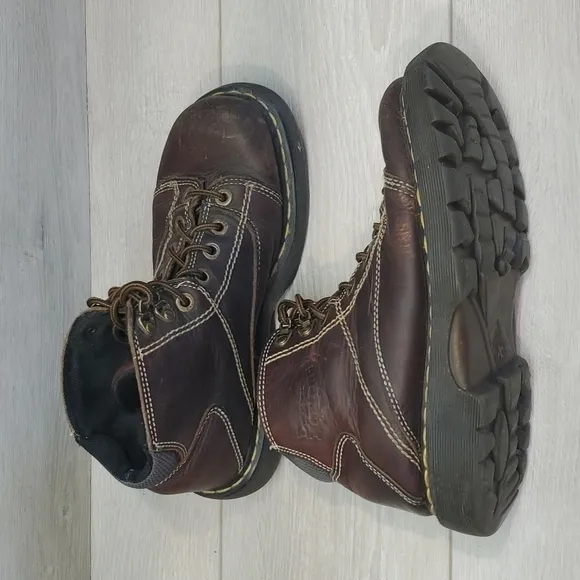Dr.Martens Mens 8A07 High Top Leather Chunky Platform Boots shoes sz 9