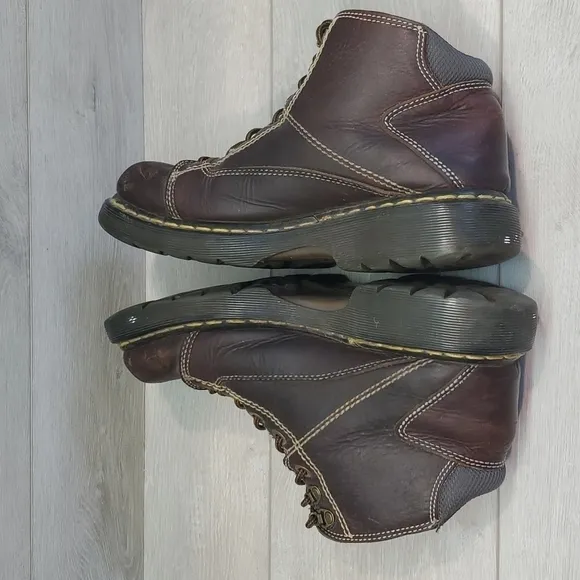 Dr.Martens Mens 8A07 High Top Leather Chunky Platform Boots shoes sz 9