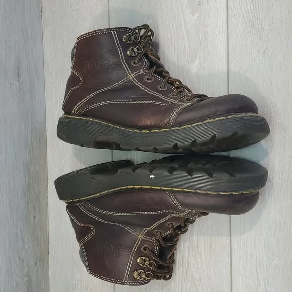 Dr.Martens Mens 8A07 High Top Leather Chunky Platform Boots shoes sz 9