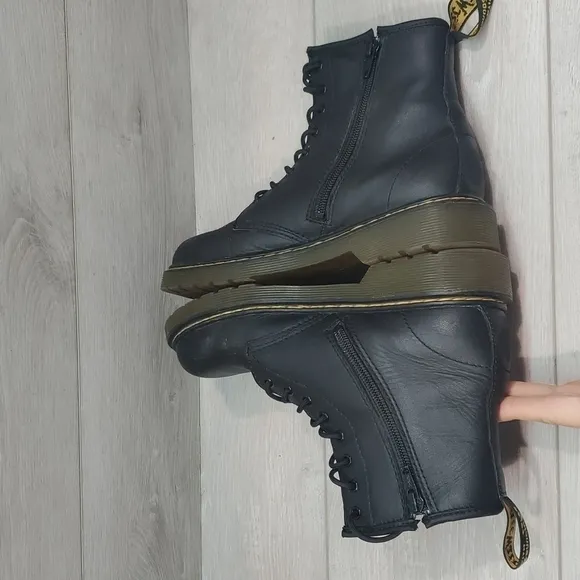Dr.Martens Womens Y2K High Top 1460J Boots Moto Combat Chunky Tractor shoes 5