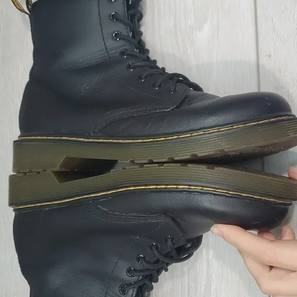 Dr.Martens Womens Y2K High Top 1460J Boots Moto Combat Chunky Tractor shoes 5