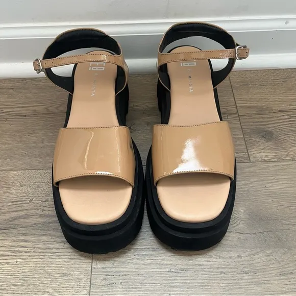 E8 by MIISTA Pauline Mary Jane Platform Sandals Sz 10.5