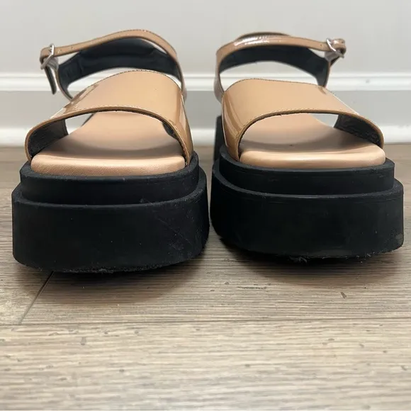 E8 by MIISTA Pauline Mary Jane Platform Sandals Sz 10.5