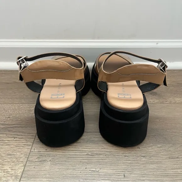E8 by MIISTA Pauline Mary Jane Platform Sandals Sz 10.5