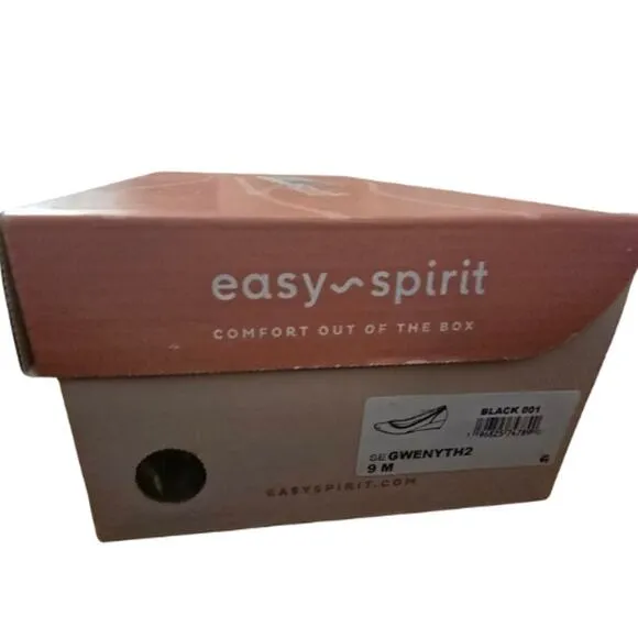 Easy Spirit Gwenyth Low Wedge Pumps in Black NEW Size 9 M