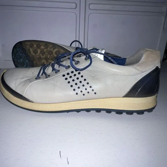 Ecco Biom Hybrid Spikeless Golf Shoes Mens EU 46 US 12 Gray Yak Leather