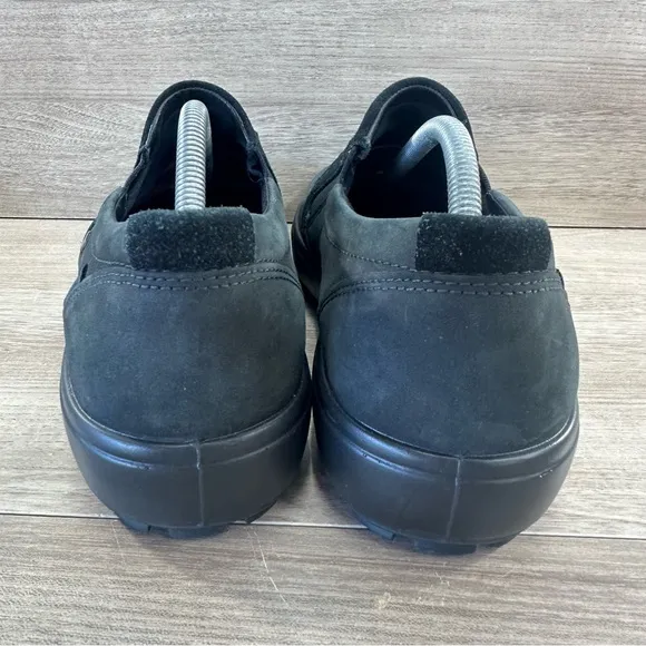 Ecco Shoes Men Slip On Soft 7 Tred Leather Loafer Gore-tex GTX Black Size 9